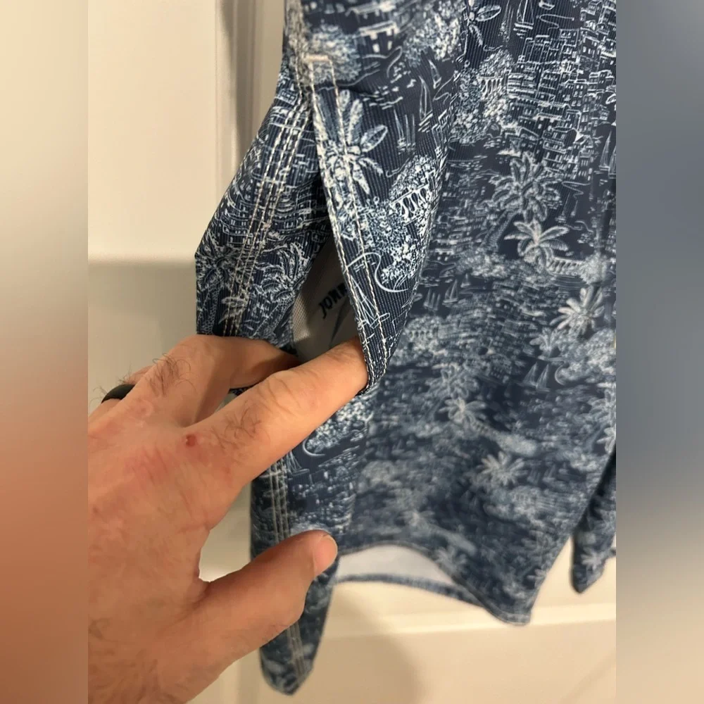 johnnie-O Blue Board Shorts. Size XL